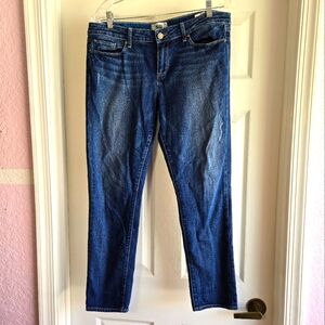 Paige Jeans Women’s‎ Size 32 Skyline Ankle Peg Medium Wash Stretch Denim Skinny